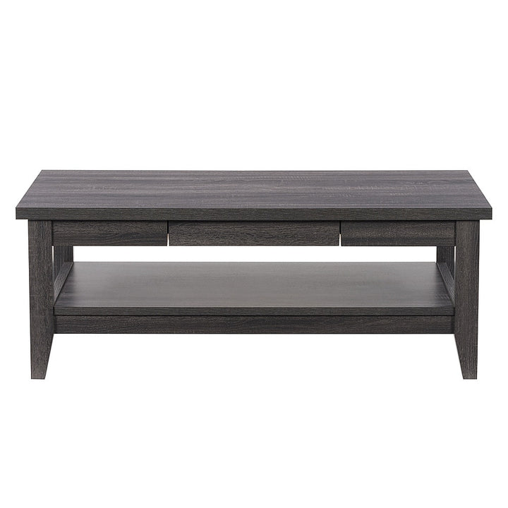 CorLiving - Hollywood Coffee Table with Drawers - Dark Gray_1