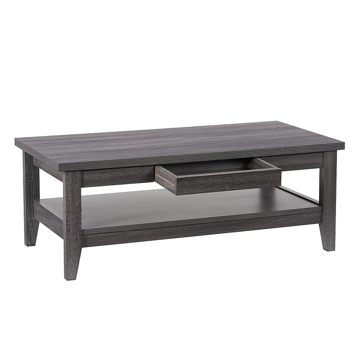 CorLiving - Hollywood Coffee Table with Drawers - Dark Gray_7