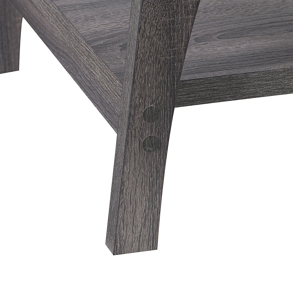 CorLiving - Hollywood Dark Gray Coffee Table with Shelf - Dark Grey_4