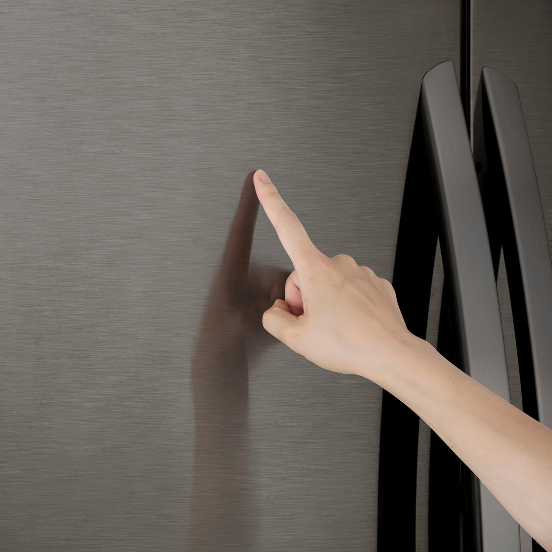 LG - 29 Cu. Ft. 3-Door French Door Smart Refrigerator with Ice Maker and External Water Dispenser - Black stainless steel_17