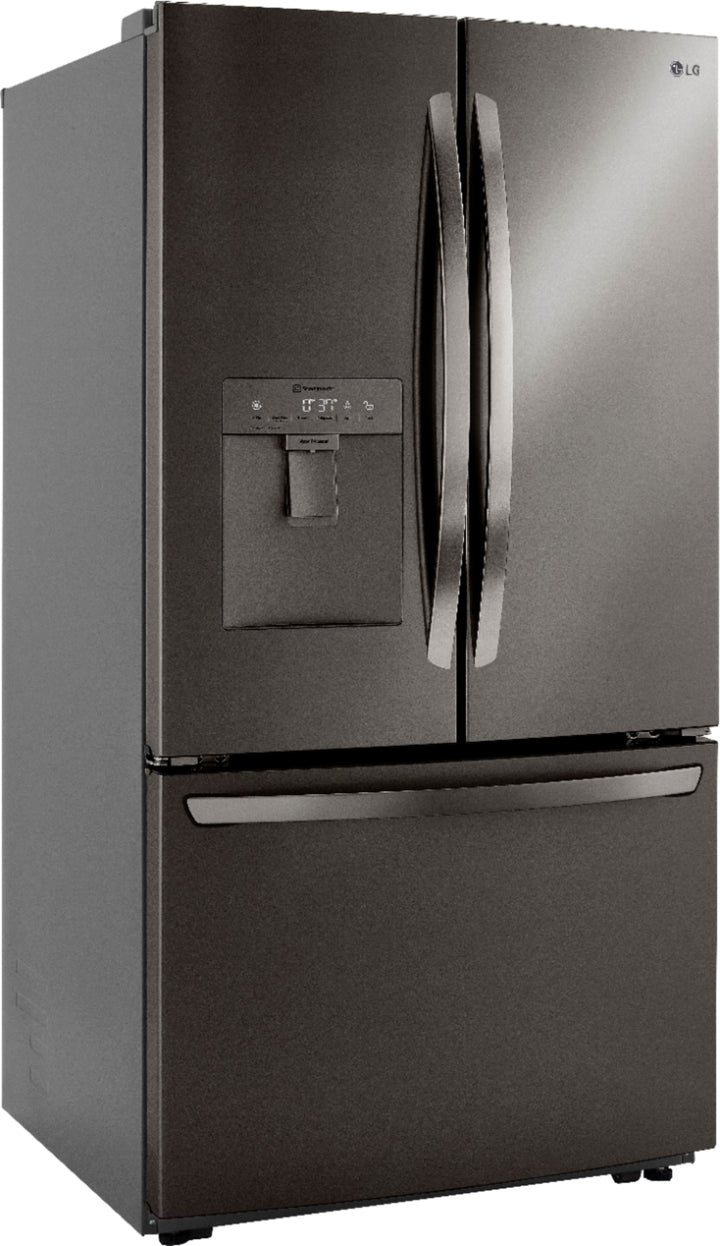 LG - 29 Cu. Ft. 3-Door French Door Smart Refrigerator with Ice Maker and External Water Dispenser - Black stainless steel_12