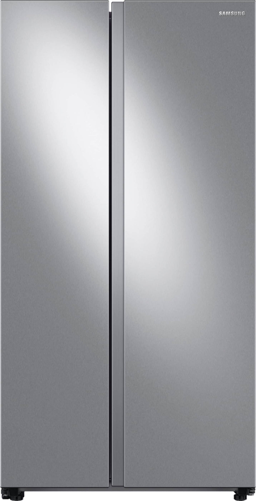 Samsung - 23 cu. ft. Counter Depth Side-by-Side Refrigerator with WiFi and All-Around Cooling - Stainless steel_0