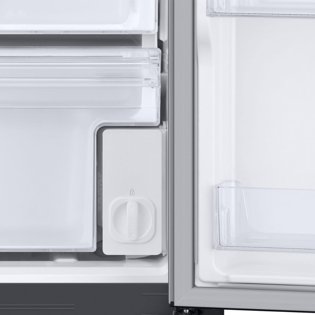 Samsung - 23 cu. ft. Counter Depth Side-by-Side Refrigerator with WiFi and All-Around Cooling - Stainless steel_5