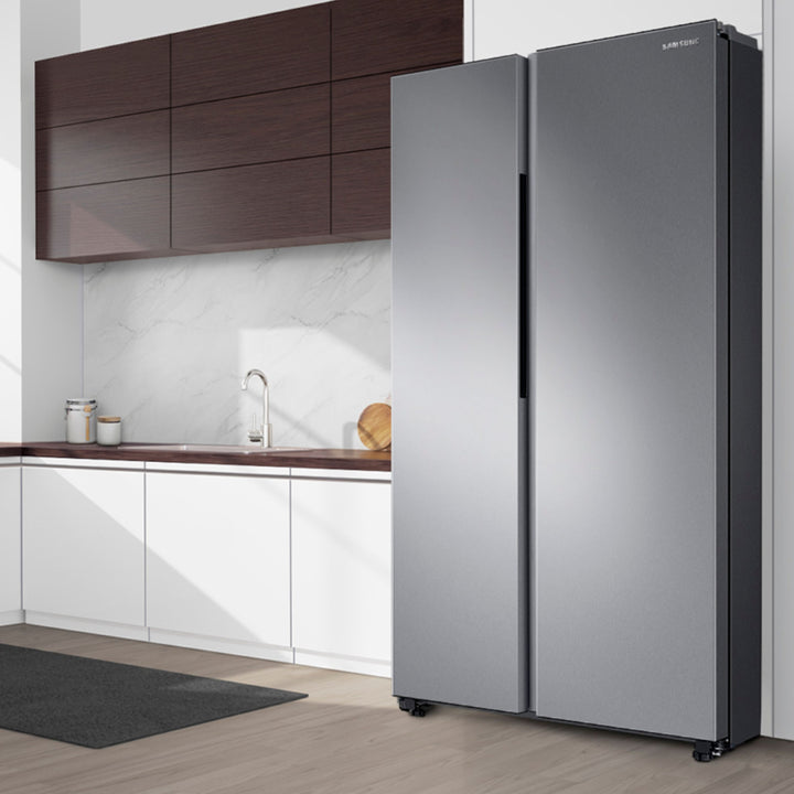 Samsung - 28 cu. ft. Side-by-Side Refrigerator with WiFi and Large Capacity - Stainless steel_9