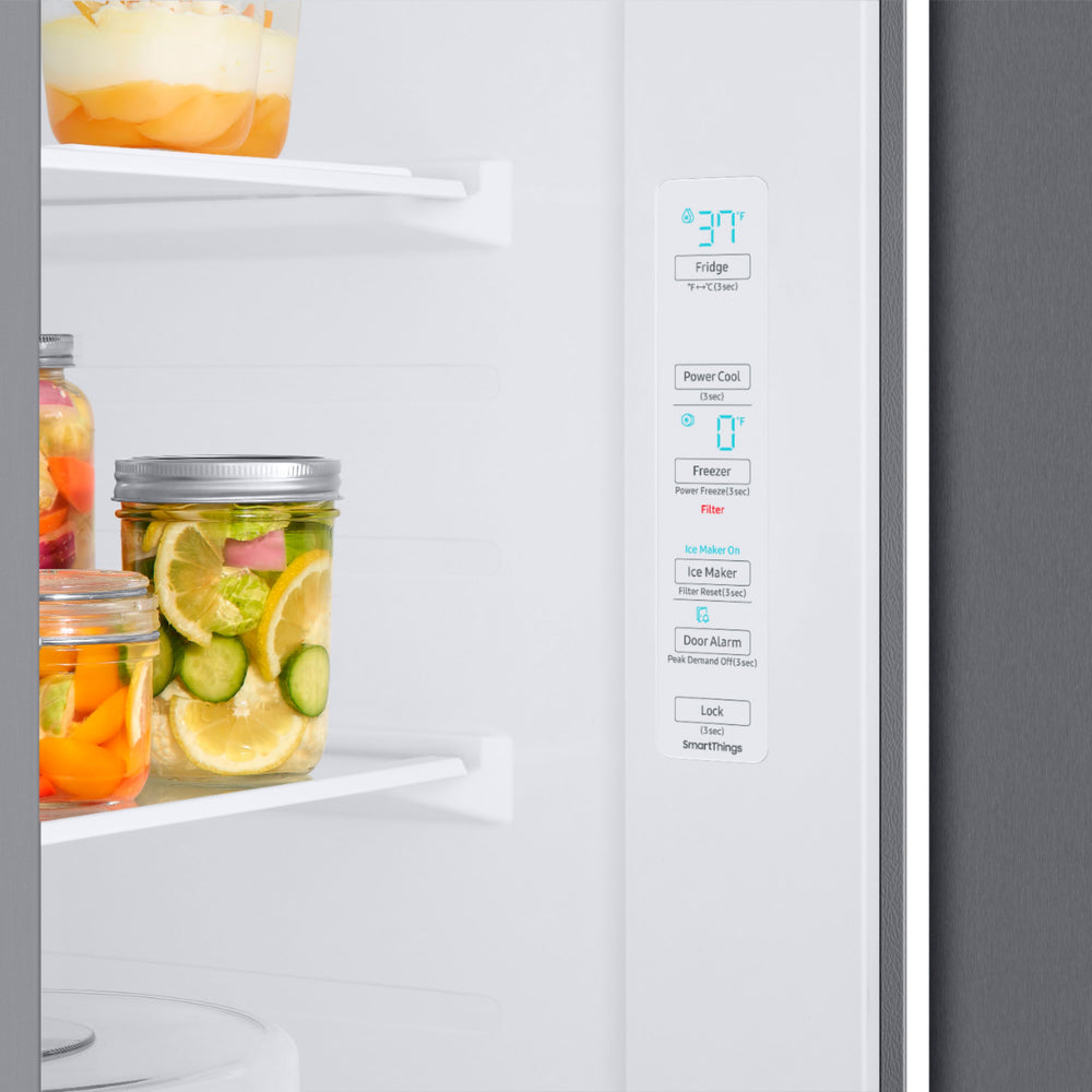Samsung - 28 cu. ft. Side-by-Side Refrigerator with WiFi and Large Capacity - Stainless steel_1