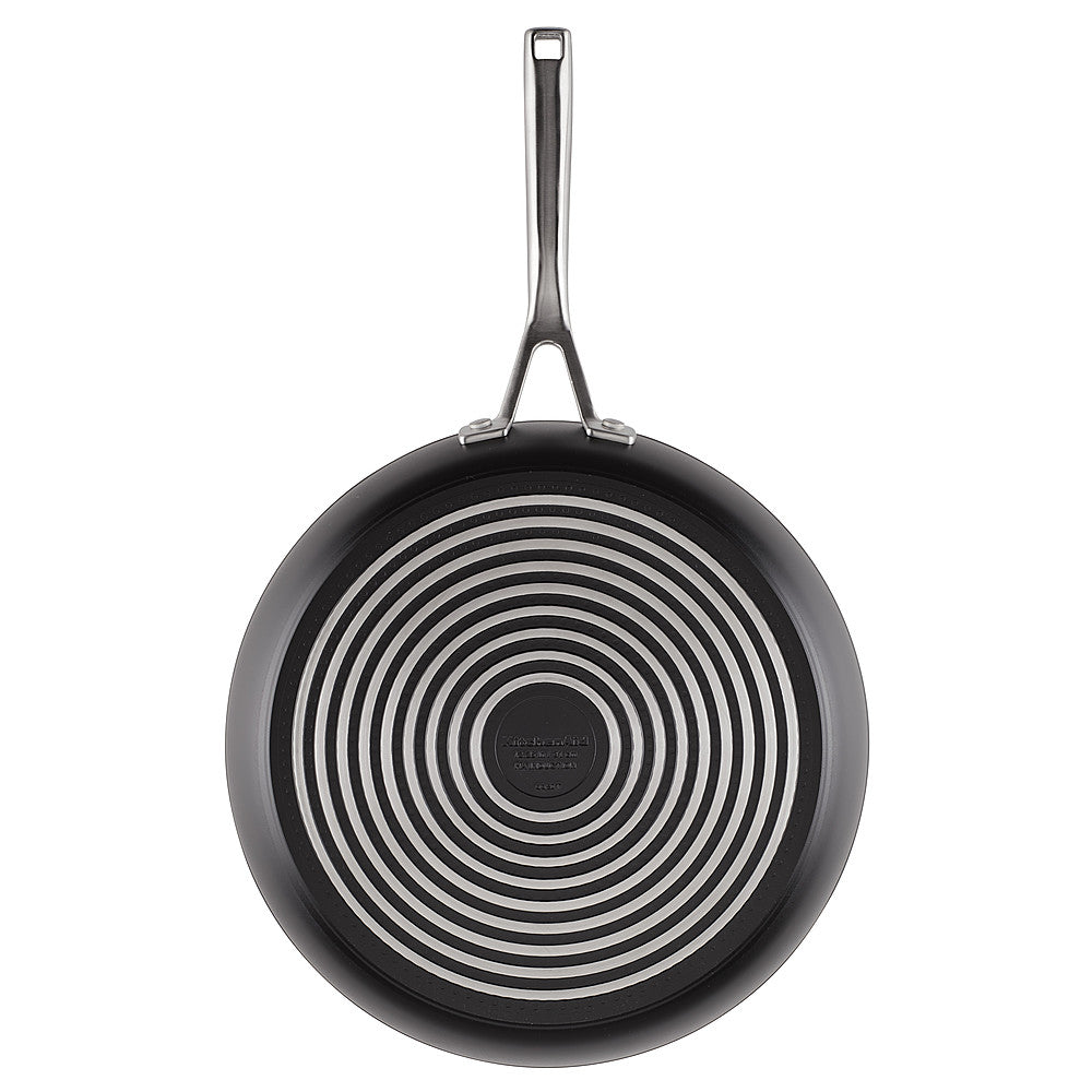 KitchenAid - Hard-Anodized Induction Nonstick Cookware Set, 11-Piece, Matte Black - Matte Black_2