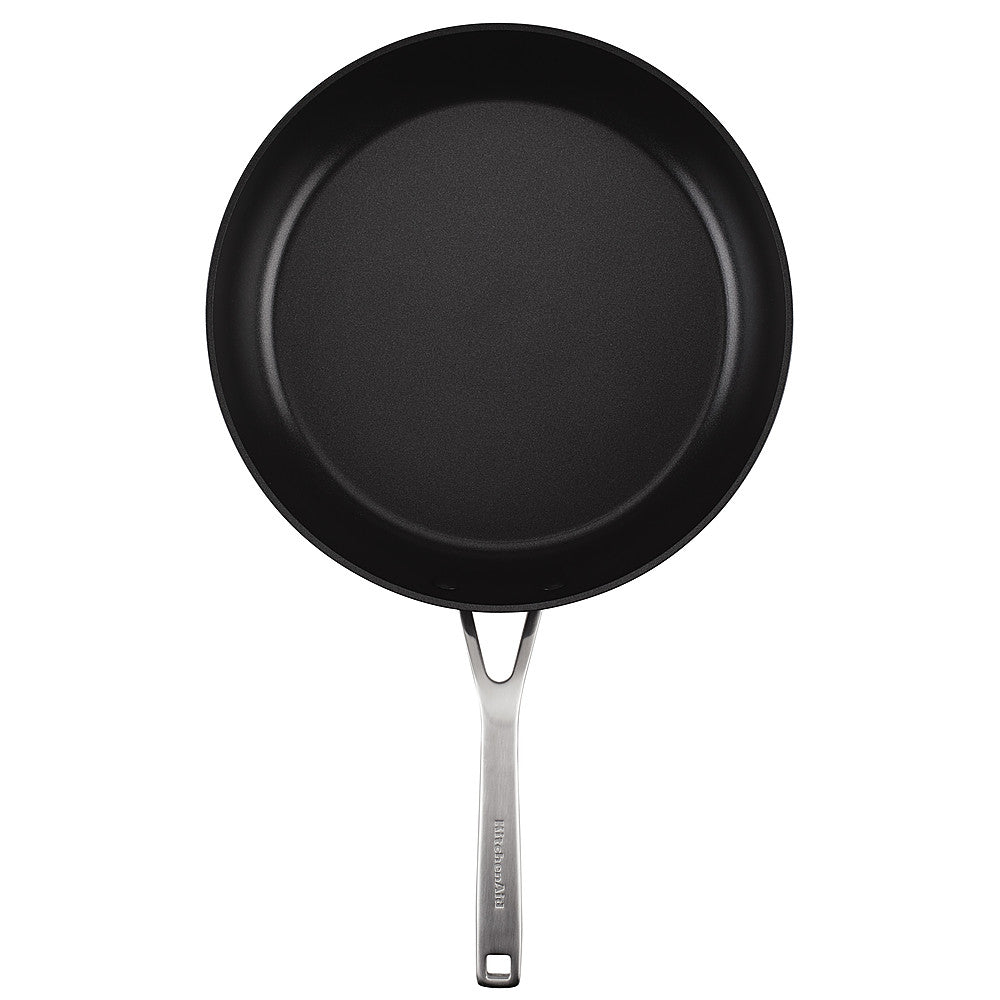 KitchenAid - Hard-Anodized Induction Nonstick Cookware Set, 11-Piece, Matte Black - Matte Black_3