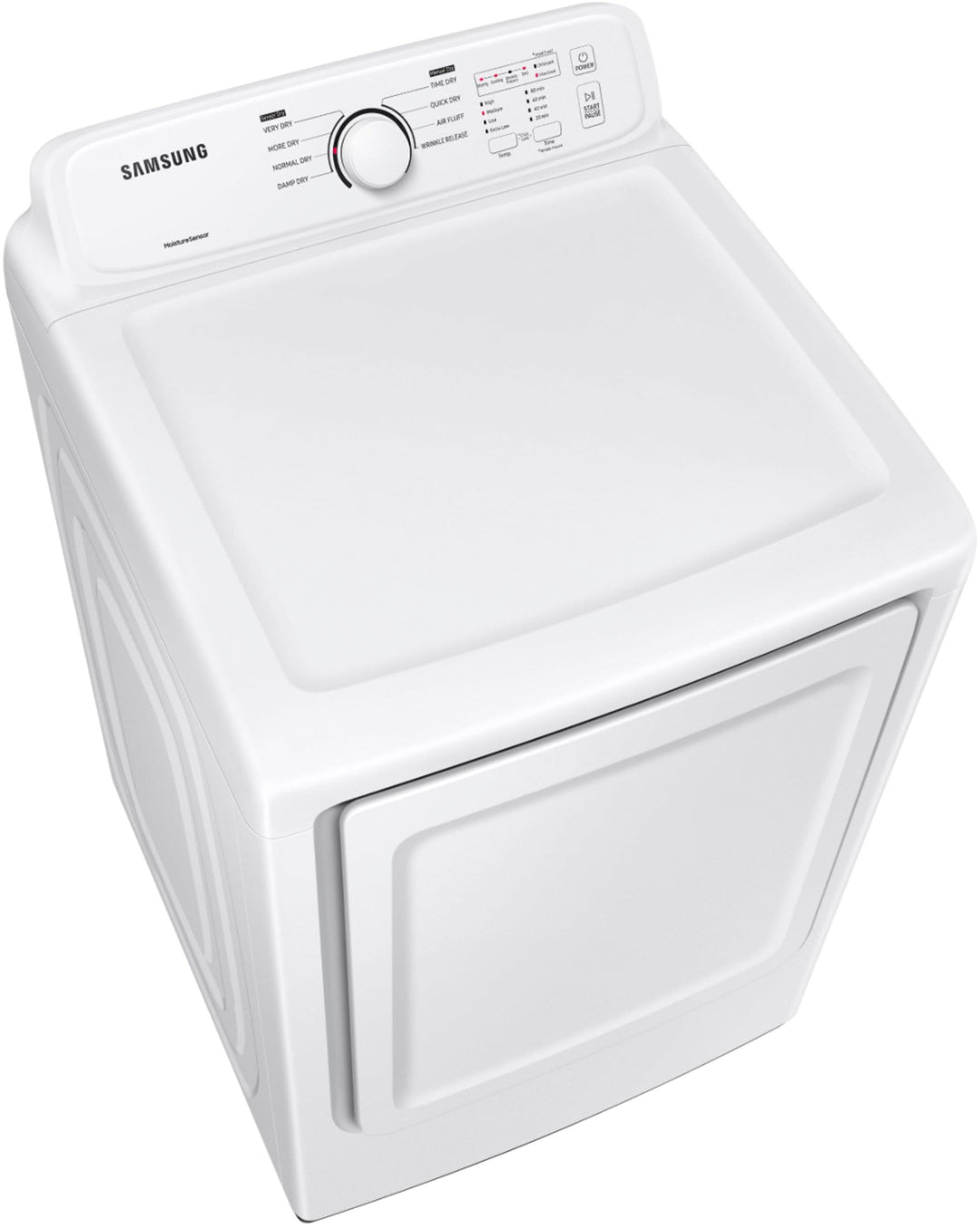 Samsung - 7.2 Cu. Ft. Electric Dryer with Sensor Dry and 8 Drying Cycles - White_6