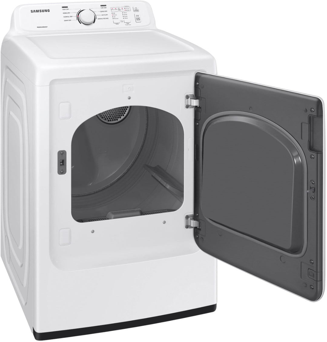 Samsung - 7.2 Cu. Ft. Electric Dryer with Sensor Dry and 8 Drying Cycles - White_7