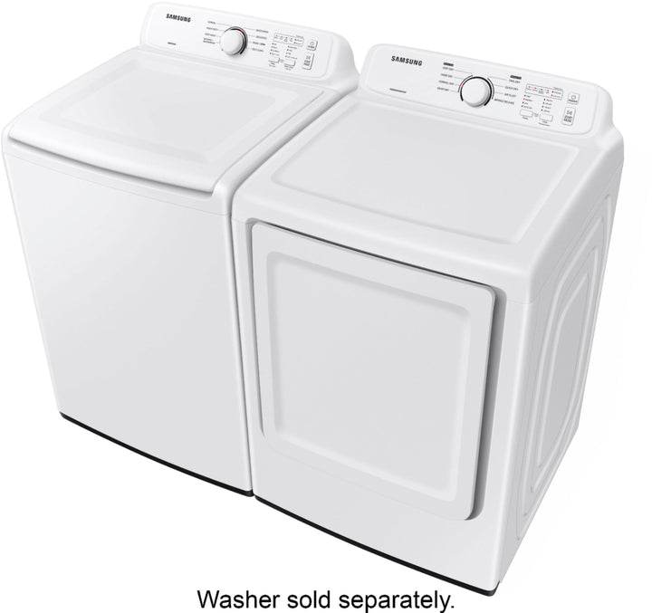 Samsung - 7.2 Cu. Ft. Electric Dryer with Sensor Dry and 8 Drying Cycles - White_3