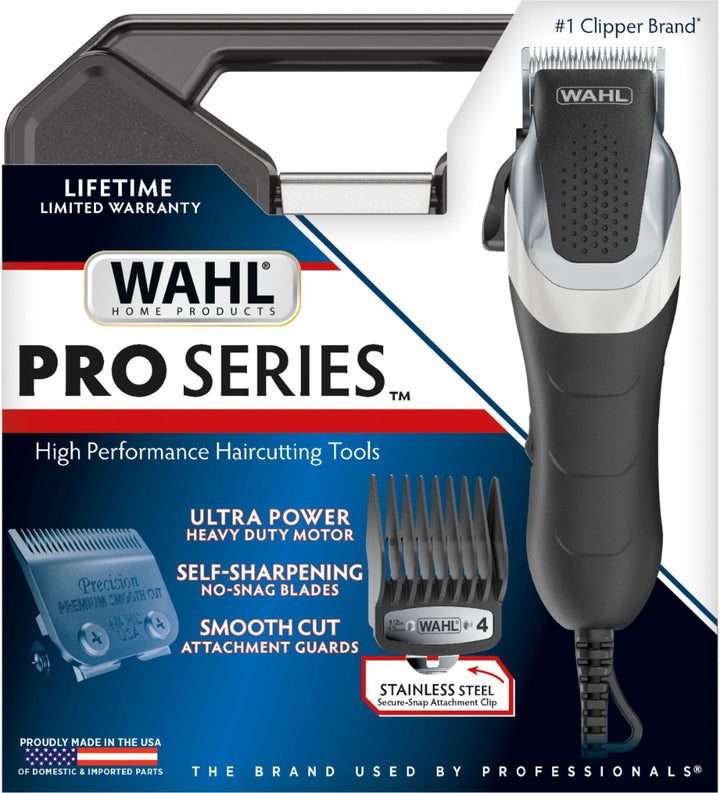Wahl - Pro Series High Performance Ultra Power Heavy Duty Corded Haircutting Kit for No-Snag Hair Cuts - 79775 - Black_2