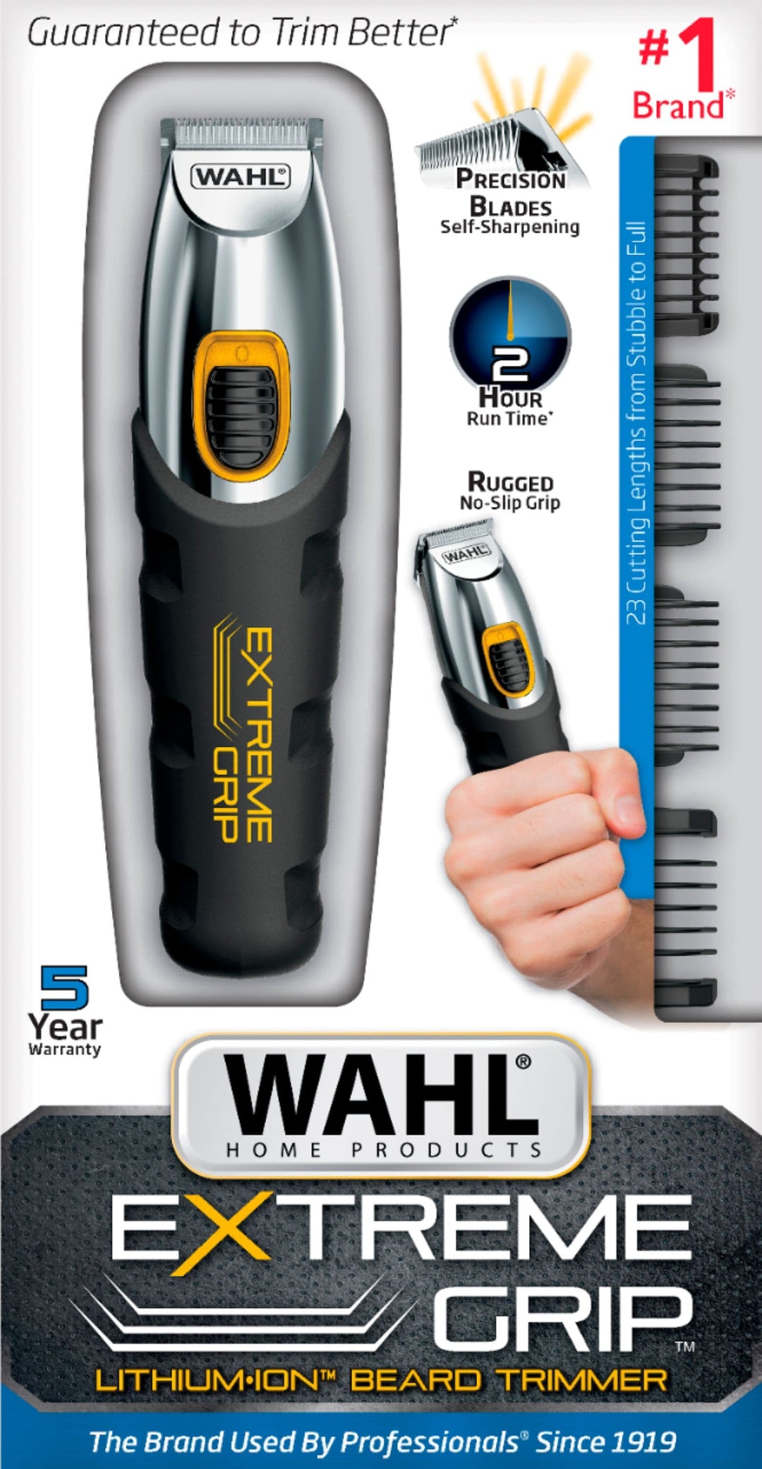 Wahl - Extreme Grip Lithium Ion Trimmer - black_2