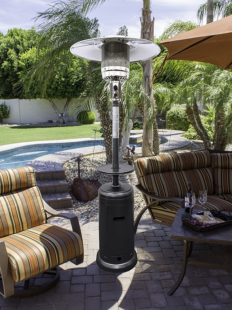 AZ Patio Heaters - Outdoor Patio Heater - Hammered Silver_0