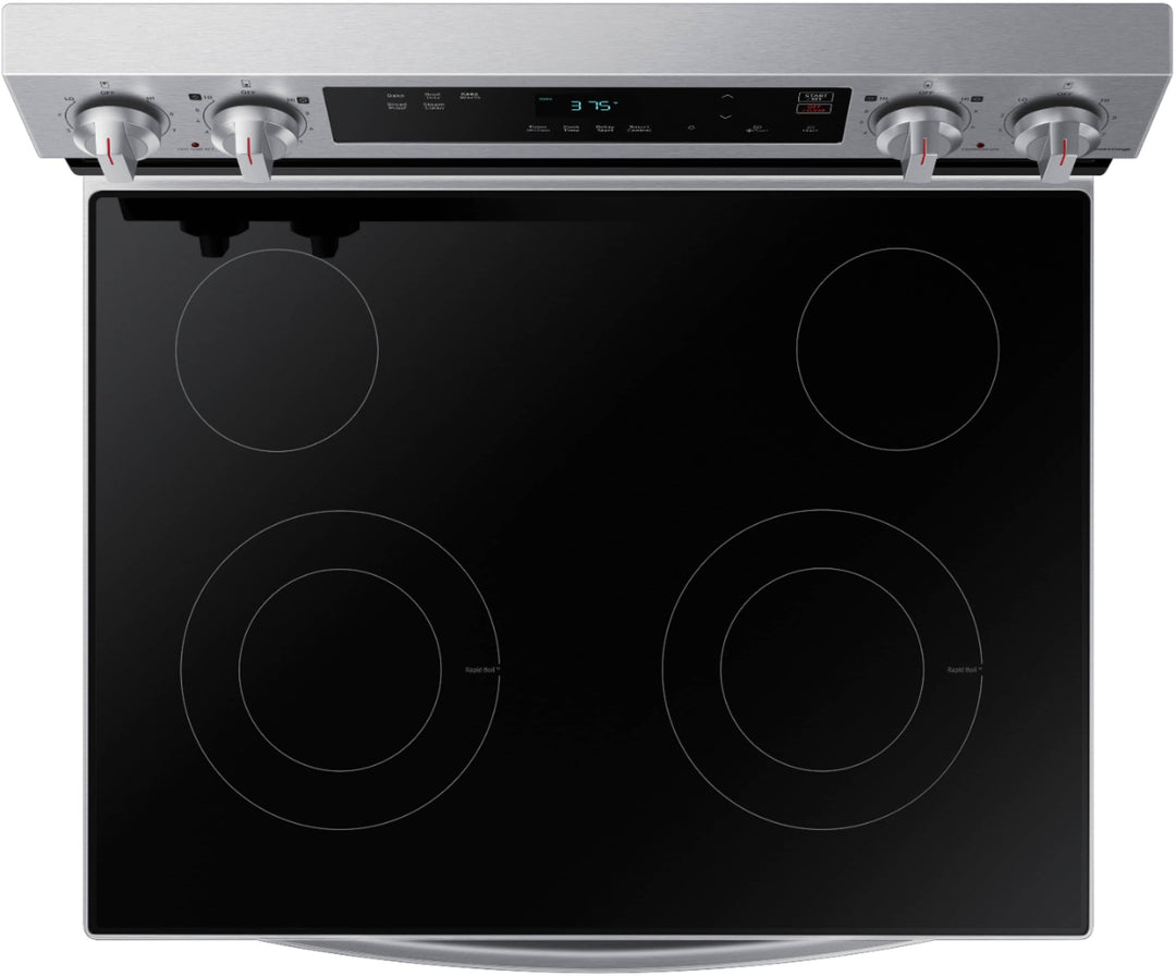 Samsung - 6.3 cu. ft. Freestanding Electric Range with WiFi and Steam Clean - Stainless steel_7