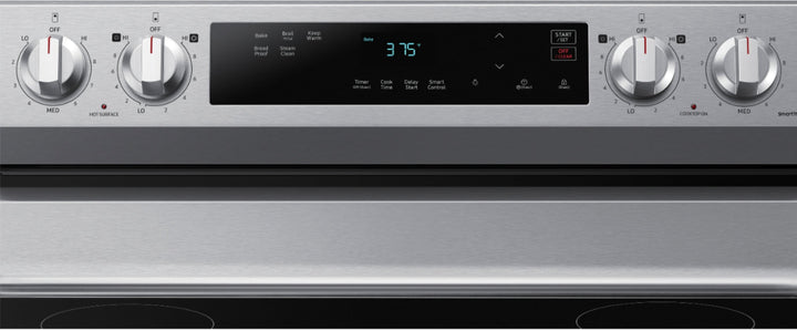 Samsung - 6.3 cu. ft. Freestanding Electric Range with WiFi and Steam Clean - Stainless steel_6