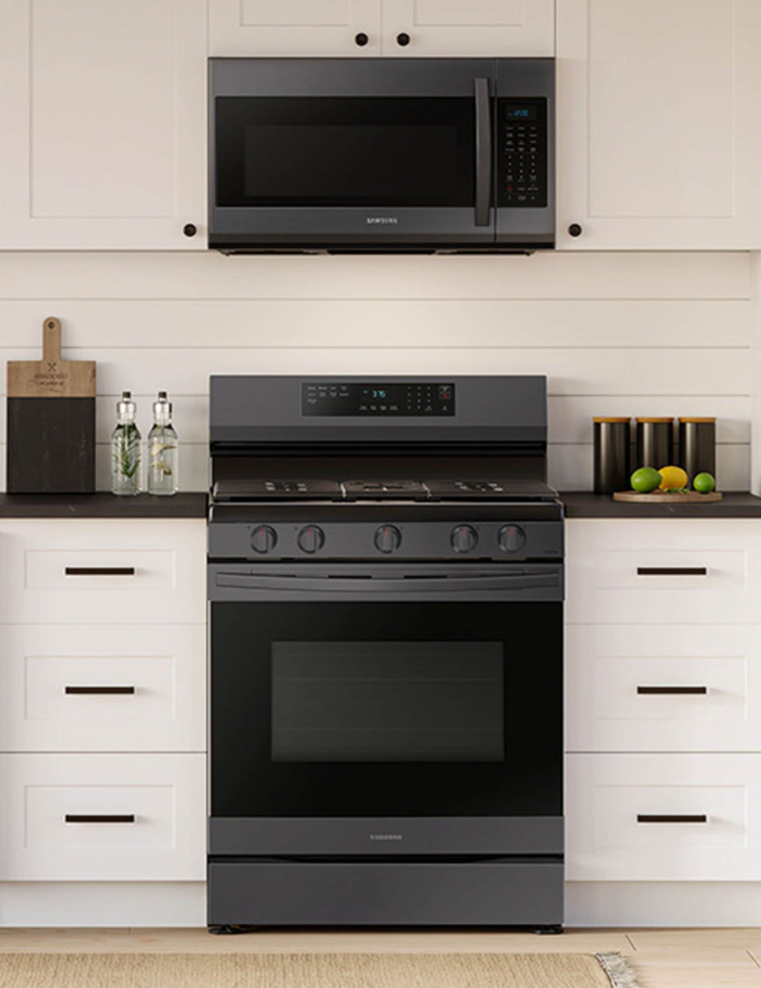 Samsung - 6.0 cu. ft. Freestanding Gas Range with WiFi, No-Preheat Air Fry & Convection - Black stainless steel_9
