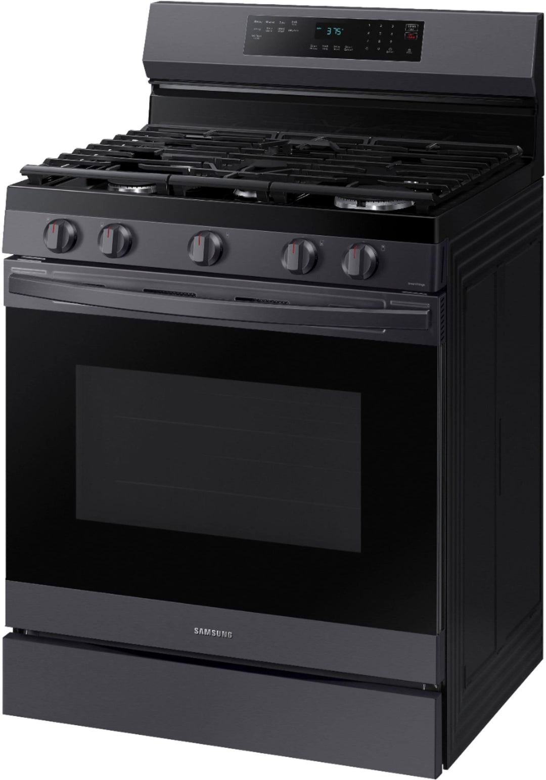 Samsung - 6.0 cu. ft. Freestanding Gas Range with WiFi, No-Preheat Air Fry & Convection - Black stainless steel_3