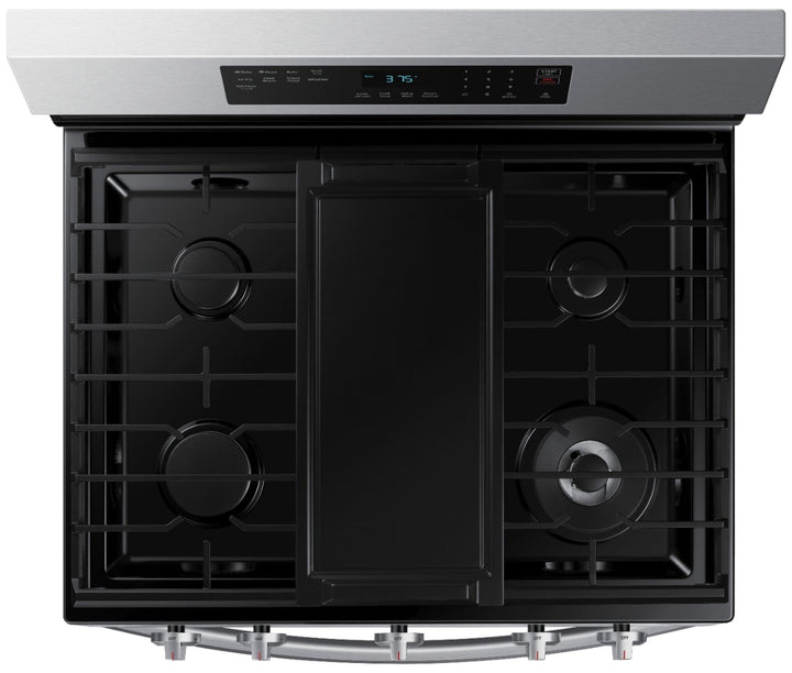 Samsung - 6.0 cu. ft. Freestanding Gas Range with WiFi, No-Preheat Air Fry & Convection - Stainless steel_6