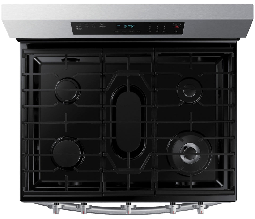 Samsung - 6.0 cu. ft. Freestanding Gas Range with WiFi, No-Preheat Air Fry & Convection - Stainless steel_7