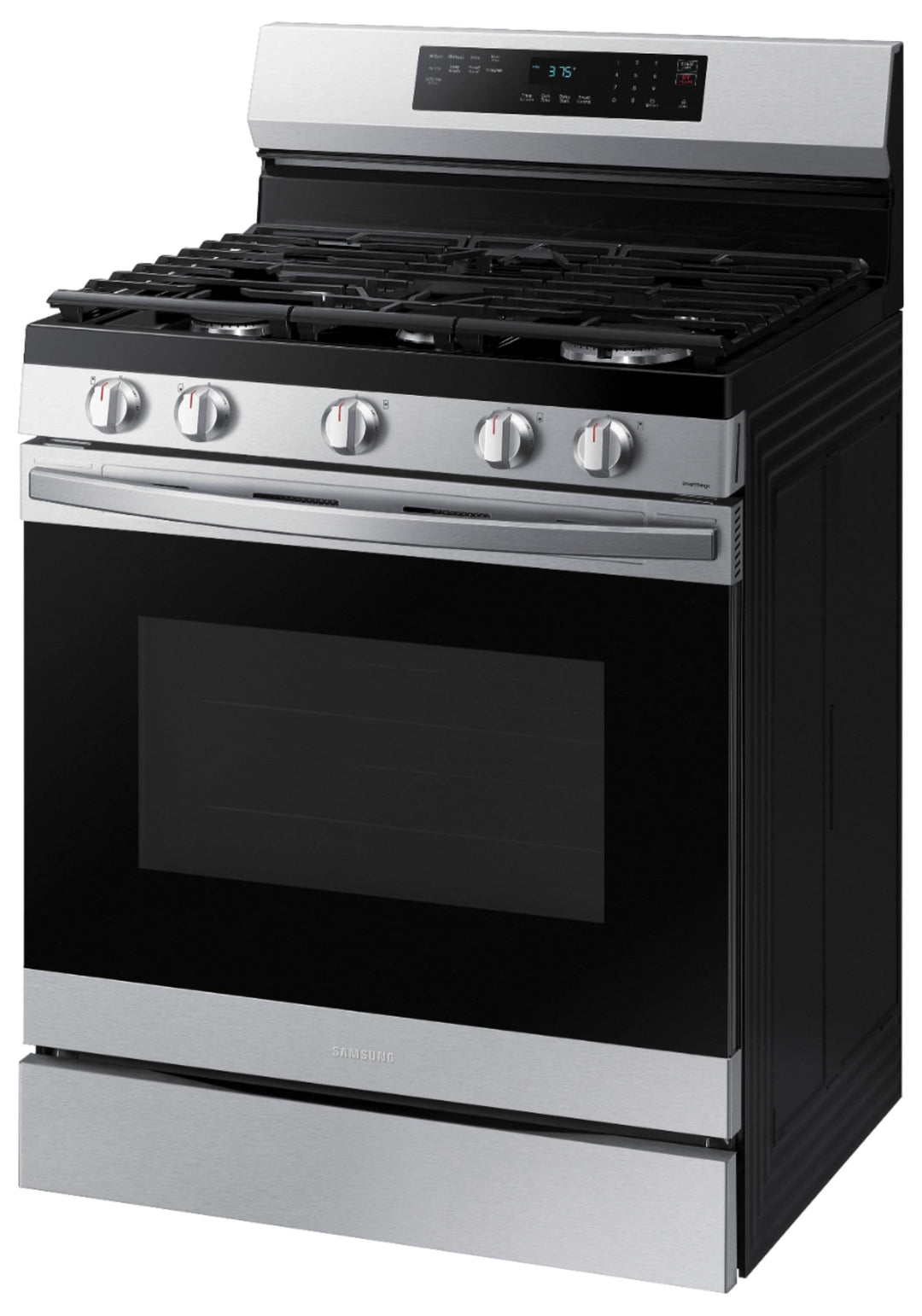 Samsung - 6.0 cu. ft. Freestanding Gas Range with WiFi, No-Preheat Air Fry & Convection - Stainless steel_2