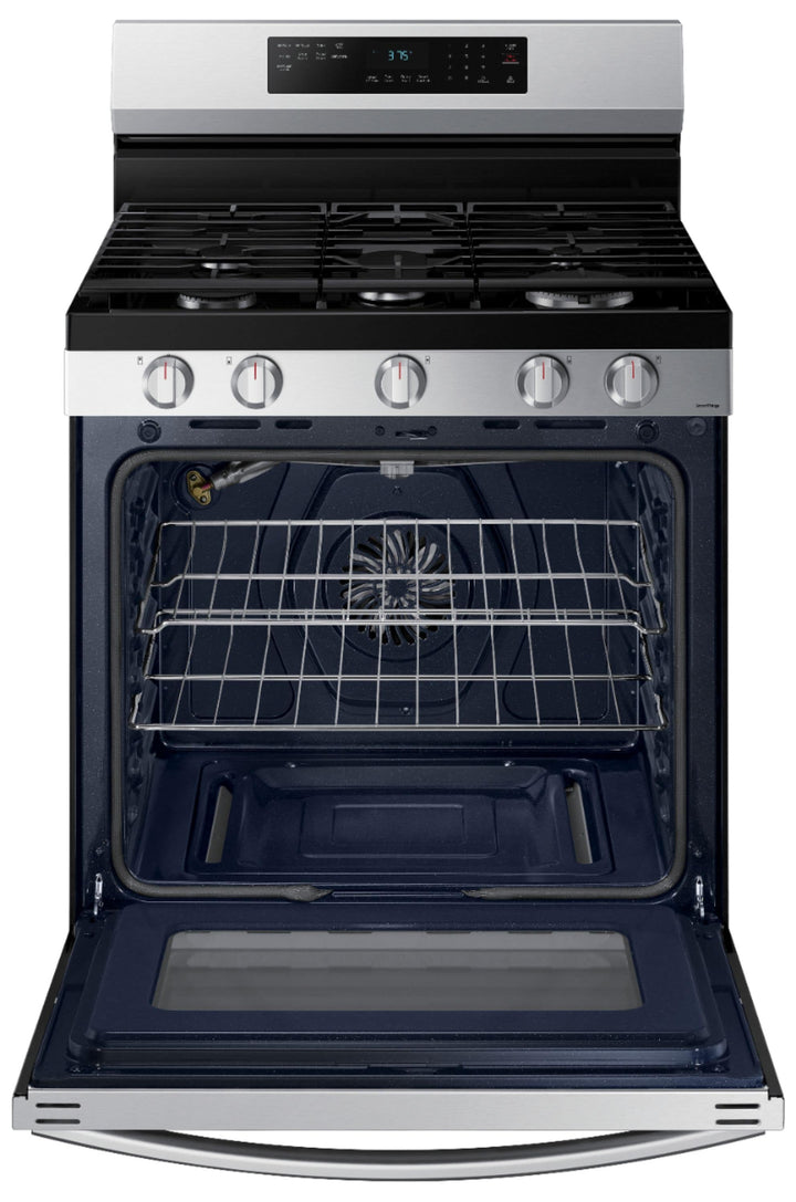 Samsung - 6.0 cu. ft. Freestanding Gas Range with WiFi, No-Preheat Air Fry & Convection - Stainless steel_3