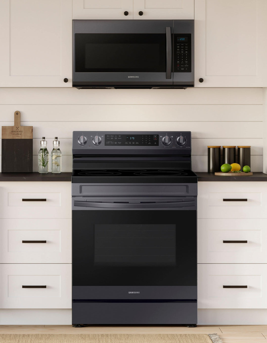 Samsung - 6.3 cu. ft. Freestanding Electric Range with WiFi, No-Preheat Air Fry & Convection - Black stainless steel_8