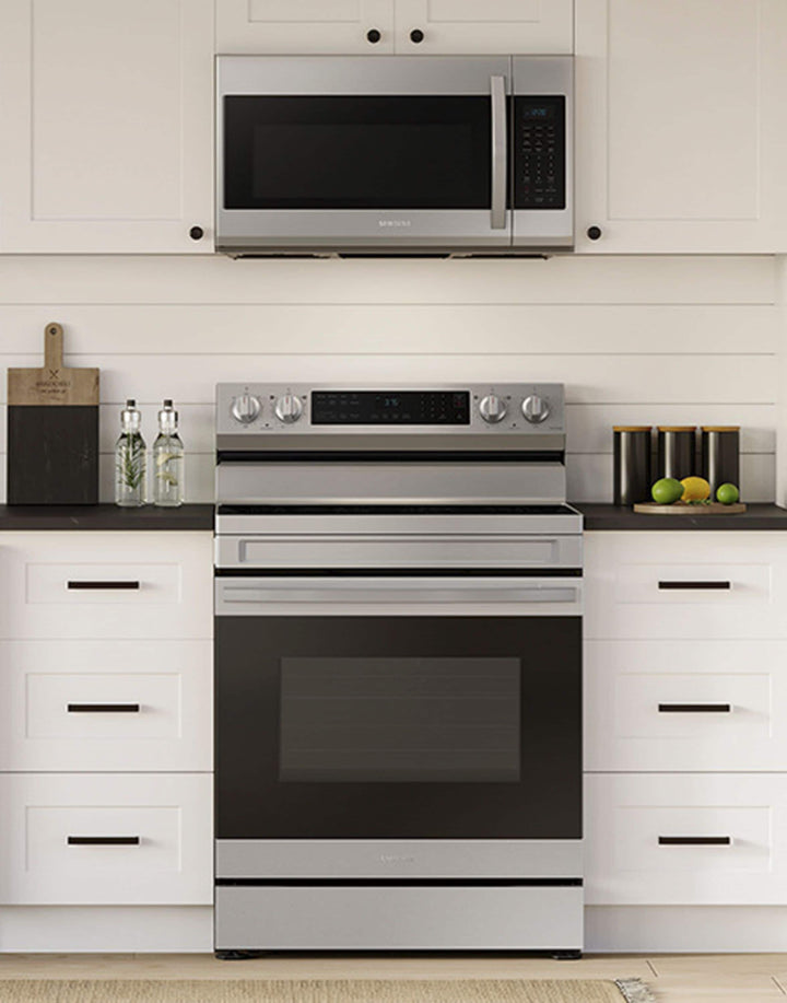 Samsung - 6.3 cu. ft. Freestanding Electric Range with WiFi, No-Preheat Air Fry & Convection - Stainless steel_9