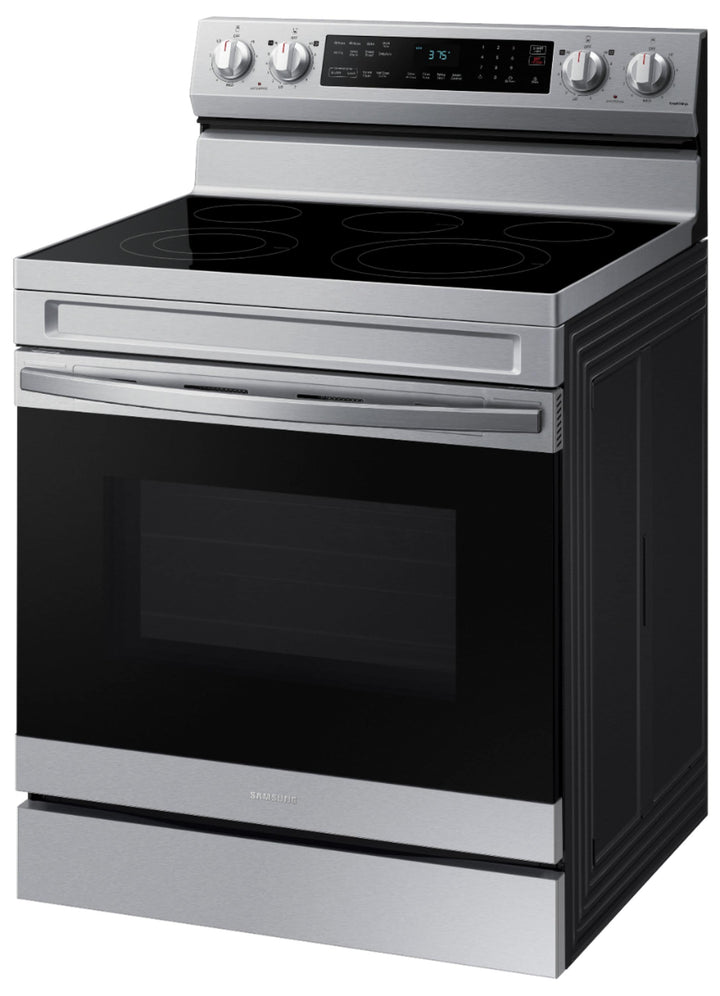 Samsung - 6.3 cu. ft. Freestanding Electric Range with WiFi, No-Preheat Air Fry & Convection - Stainless steel_5