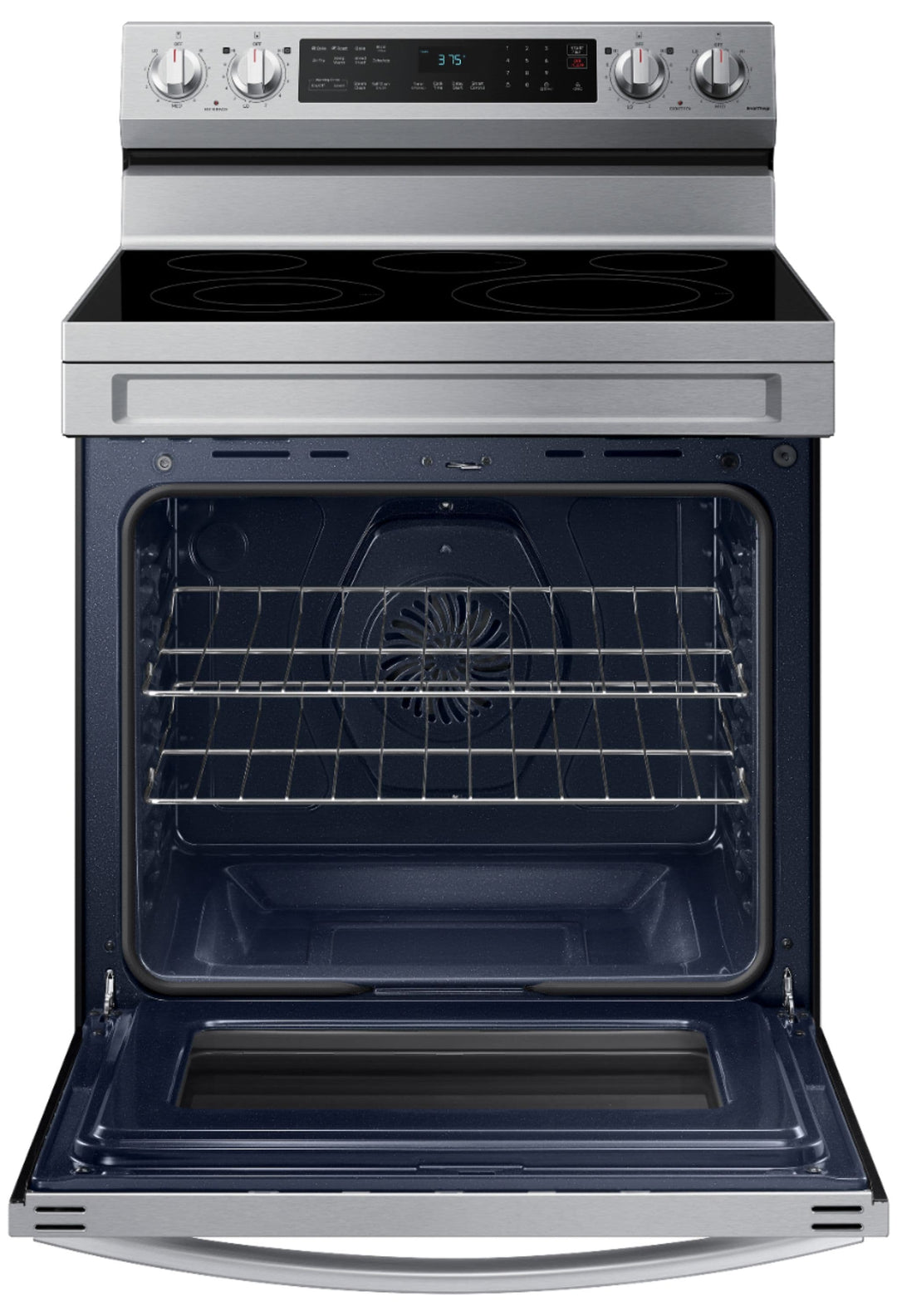 Samsung - 6.3 cu. ft. Freestanding Electric Range with WiFi, No-Preheat Air Fry & Convection - Stainless steel_3