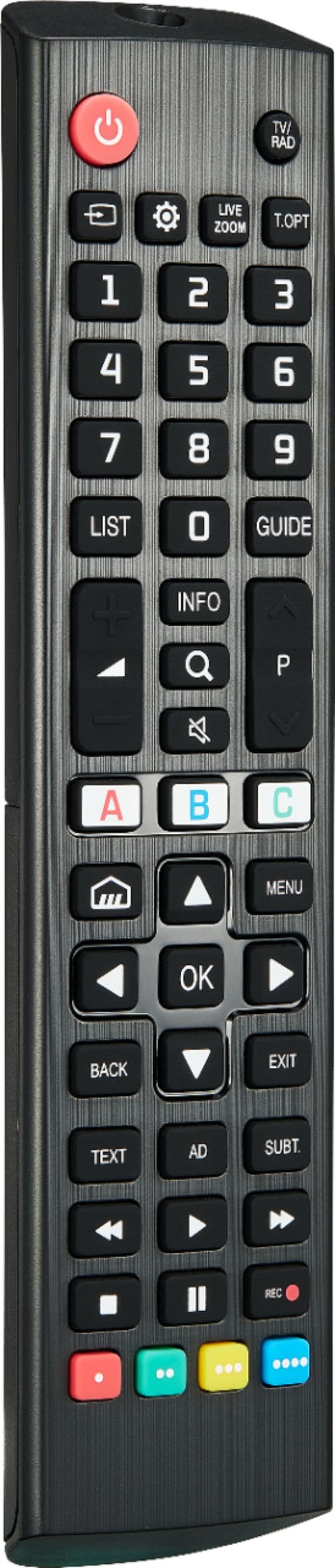 Insignia™ - Replacement Remote for LG TVs - Black_2