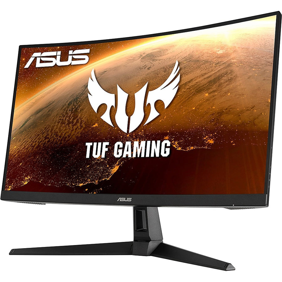 ASUS - TUF Gaming VG27WQ1B 27" Curved WQHD Adaptive-sync and FreeSync Premium Gaming Monitor (DisplayPort, HDMI) - Black_0