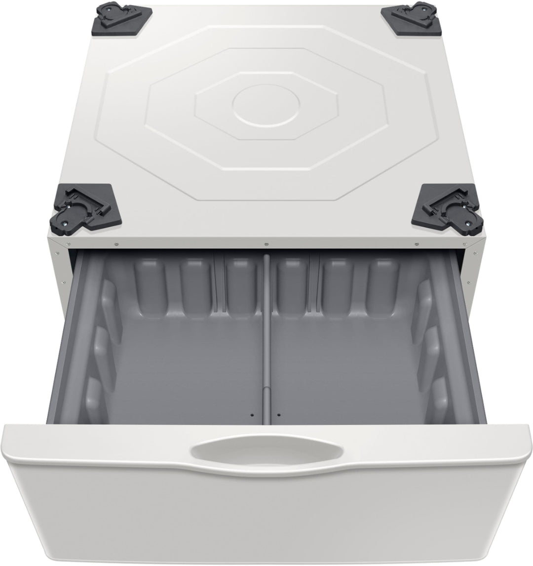 Samsung - Washer/Dryer Laundry Pedestal with Storage Drawer - Ivory_5