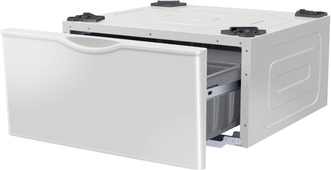 Samsung - Washer/Dryer Laundry Pedestal with Storage Drawer - Ivory_3