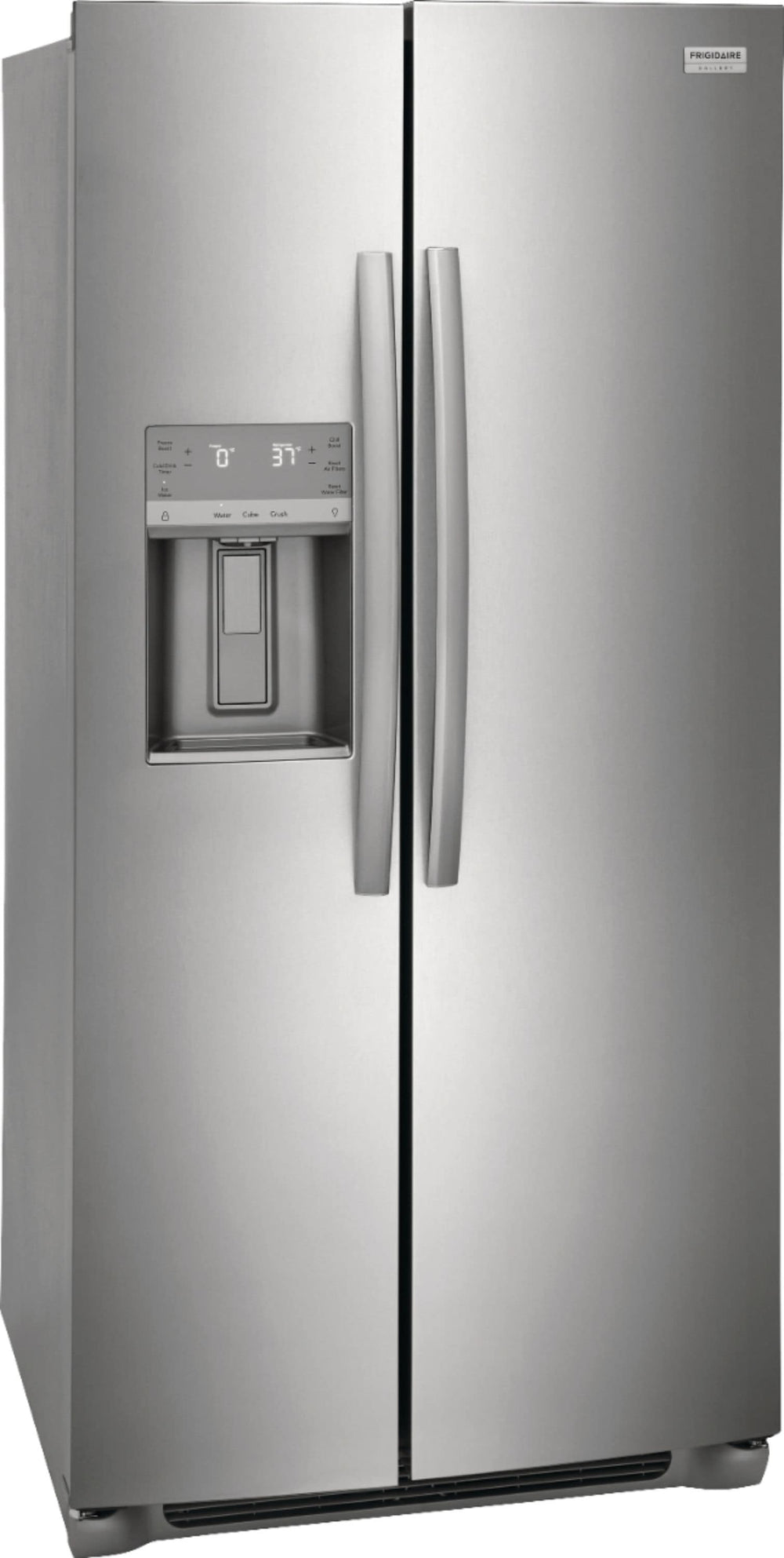 Frigidaire - Gallery 22.3 Cu. Ft. Side-by-Side Counter-Depth Refrigerator - Stainless steel_1