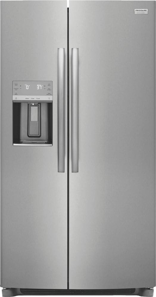 Frigidaire - Gallery 22.3 Cu. Ft. Side-by-Side Counter-Depth Refrigerator - Stainless steel_0