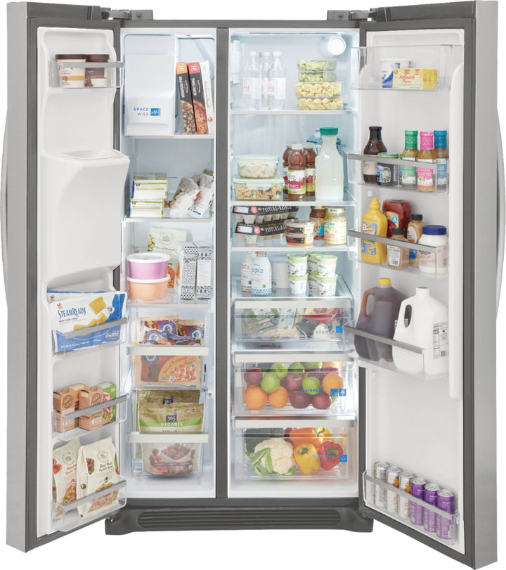 Frigidaire - Gallery 22.3 Cu. Ft. Side-by-Side Counter-Depth Refrigerator - Stainless steel_12