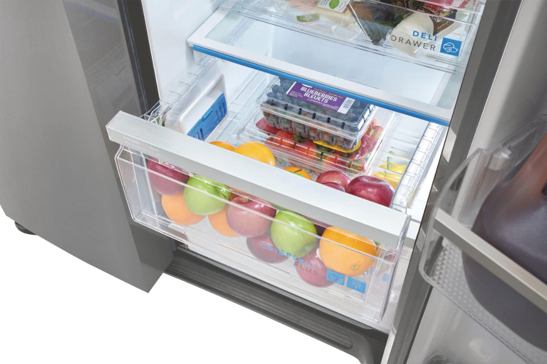 Frigidaire - Gallery 22.3 Cu. Ft. Side-by-Side Counter-Depth Refrigerator - Stainless steel_10