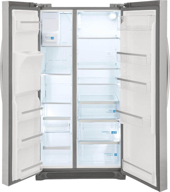 Frigidaire - Gallery 22.3 Cu. Ft. Side-by-Side Counter-Depth Refrigerator - Stainless steel_11