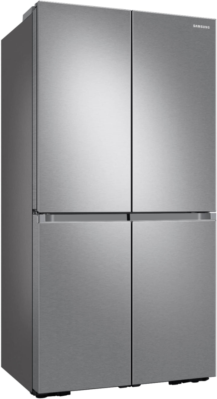 Samsung - 23 cu. ft. 4-Door Flex French Door Counter Depth Refrigerator with WiFi, Beverage Center and Dual Ice Maker - Stainless steel_2