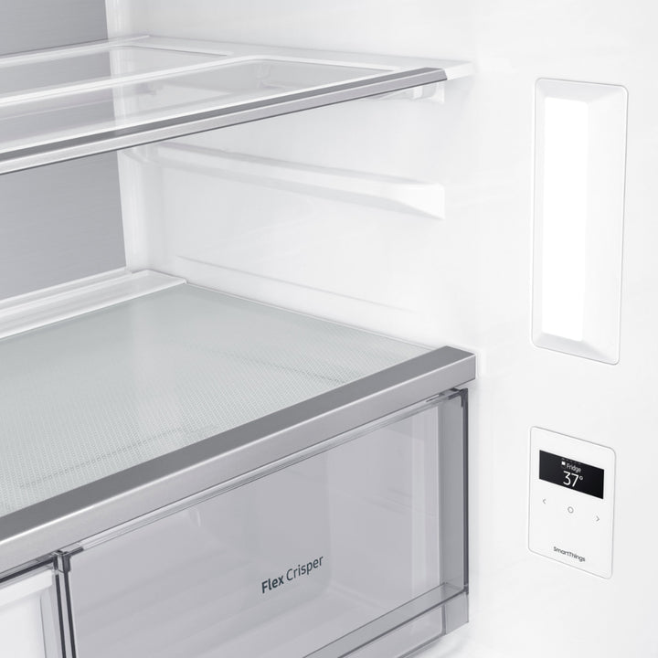 Samsung - 23 cu. ft. 4-Door Flex French Door Counter Depth Refrigerator with WiFi, Beverage Center and Dual Ice Maker - Stainless steel_5