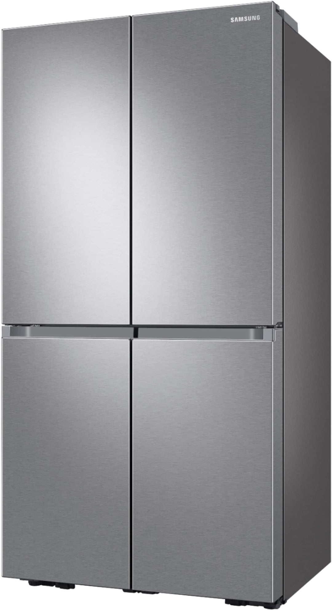 Samsung - 23 cu. ft. 4-Door Flex French Door Counter Depth Refrigerator with WiFi, Beverage Center and Dual Ice Maker - Stainless steel_1