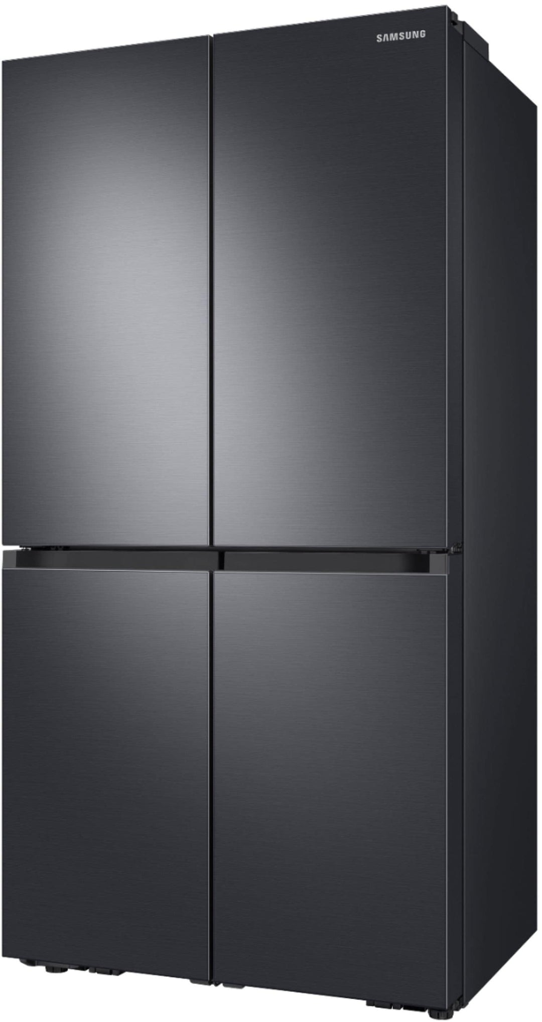 Samsung - 23 cu. ft. 4-Door Flex French Door Counter-Depth Refrigerator with WiFi, AutoFill Water Pitcher & Dual Ice Maker - Black stainless steel_1