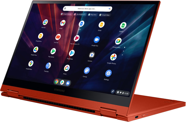 Samsung - Galaxy Chromebook 2 - 13.3" QLED Touch-Screen - Intel® Core™ i3 - 8GB Memory - 128GB eMMC - Fiesta Red_14