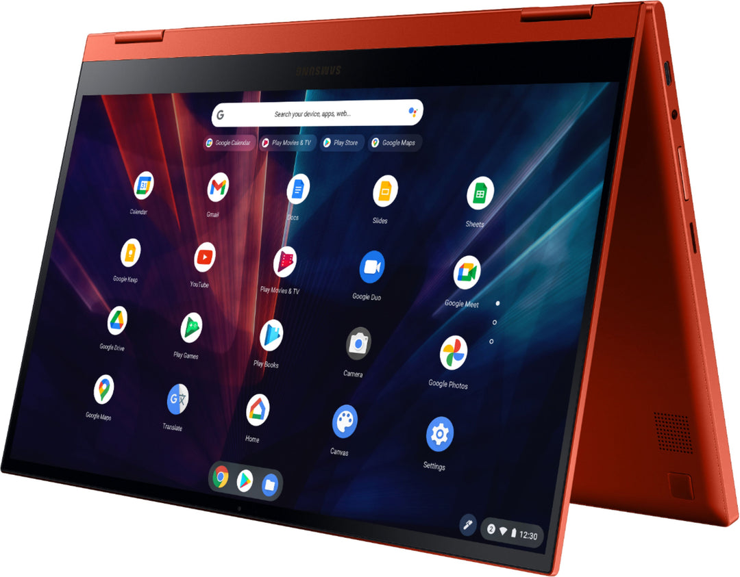 Samsung - Galaxy Chromebook 2 - 13.3" QLED Touch-Screen - Intel® Core™ i3 - 8GB Memory - 128GB eMMC - Fiesta Red_10