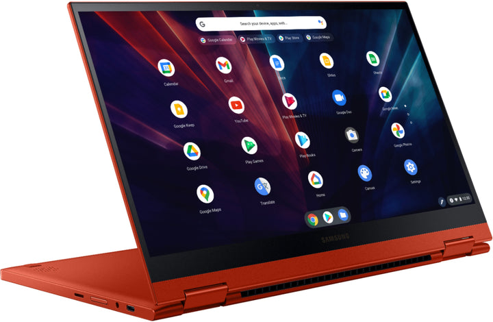 Samsung - Galaxy Chromebook 2 - 13.3" QLED Touch-Screen - Intel® Core™ i3 - 8GB Memory - 128GB eMMC - Fiesta Red_17