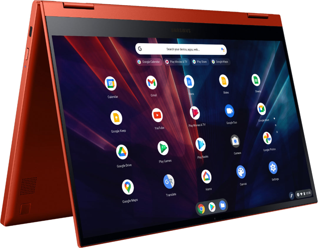 Samsung - Galaxy Chromebook 2 - 13.3" QLED Touch-Screen - Intel® Core™ i3 - 8GB Memory - 128GB eMMC - Fiesta Red_18