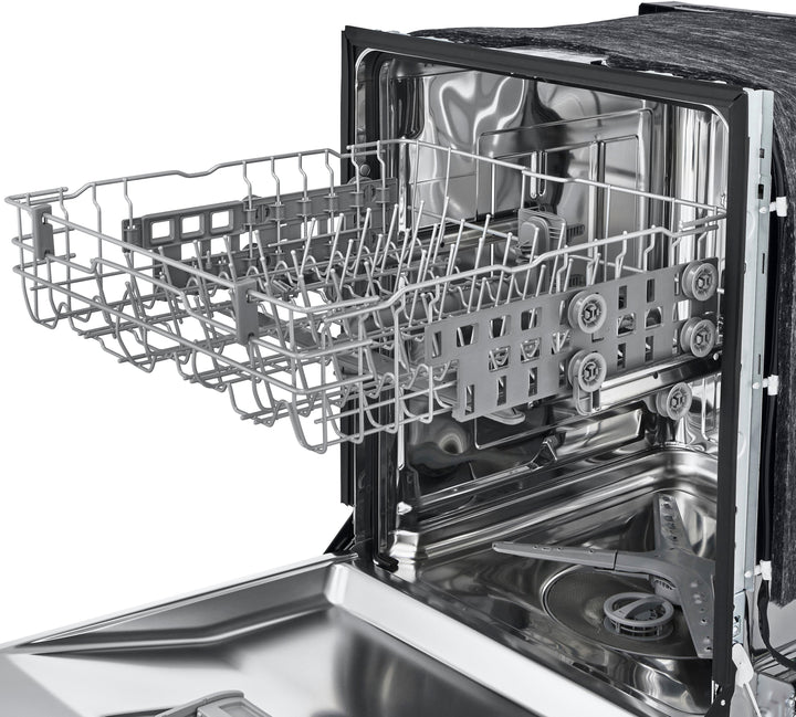 LG - 24" Front-Control Built-In Dishwasher with Stainless Steel Tub, QuadWash, 50 dBa - Stainless steel_12