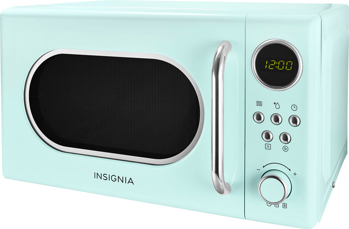 Insignia™ - 0.7 Cu. Ft. Retro Compact Microwave - Mint_5