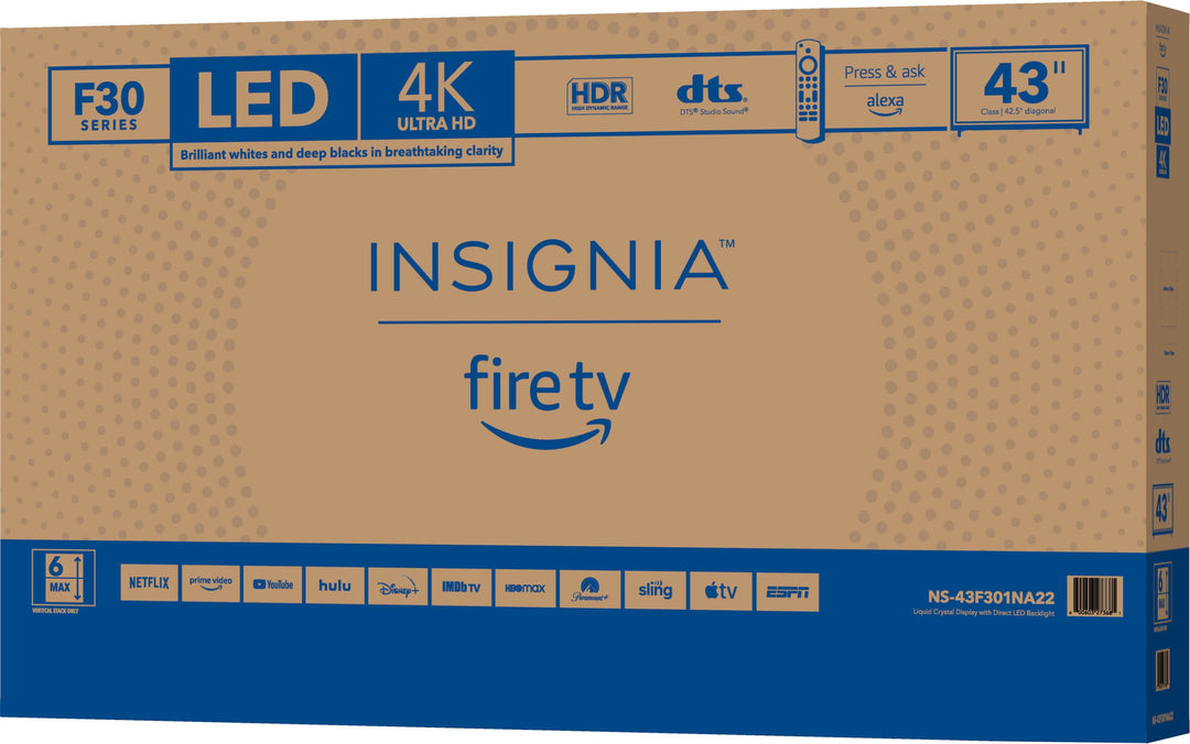 Insignia™ - 43" Class F30 Series LED 4K UHD Smart Fire TV_6