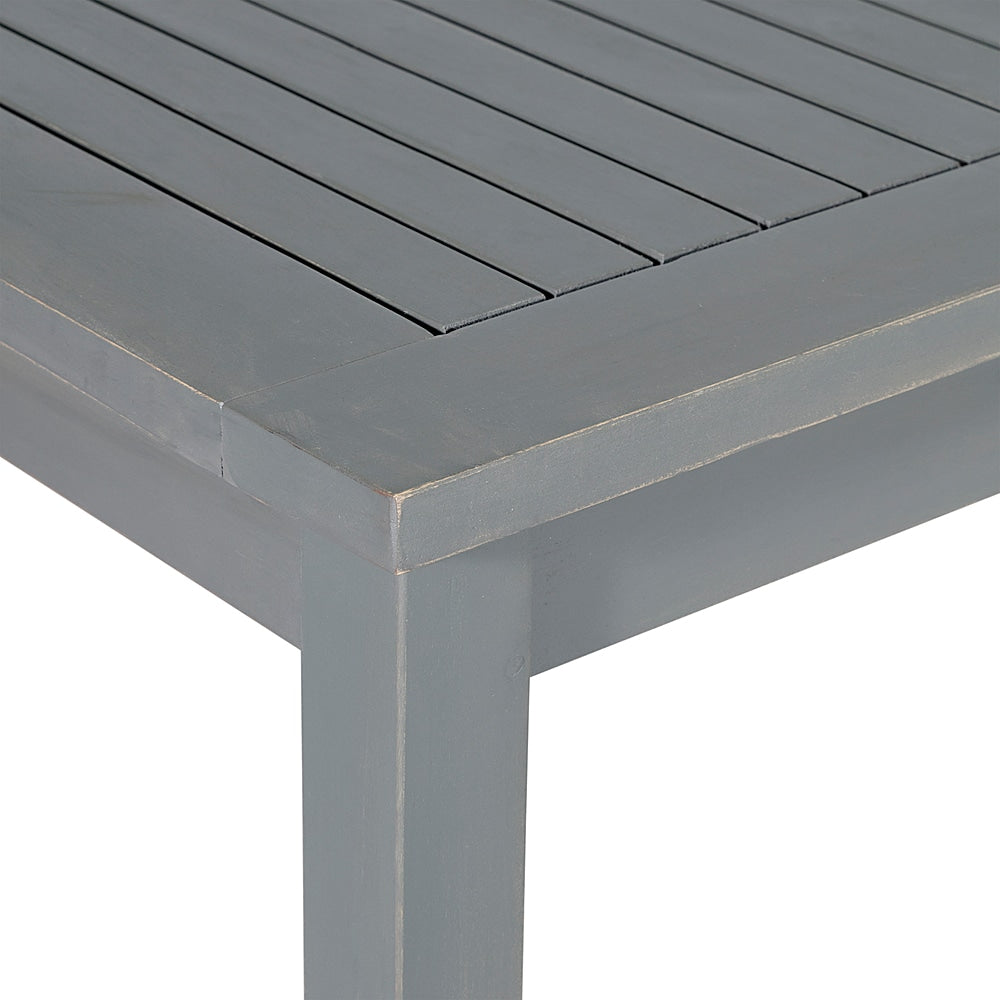 Walker Edison - Everest Acacia Wood Outdoor Dining Table - Gray Wash_4